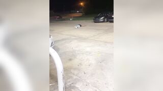 Man is unconscious in a parking lot and black good samaritans come to his rescue