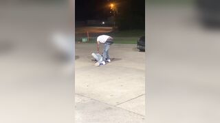 Man is unconscious in a parking lot and black good samaritans come to his rescue