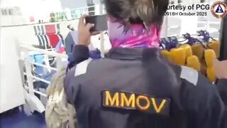 Chinese coast guard rams and damages a Philippine vessel