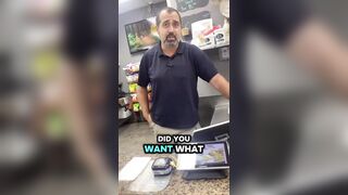 "Take your crab cakes and fuck off."