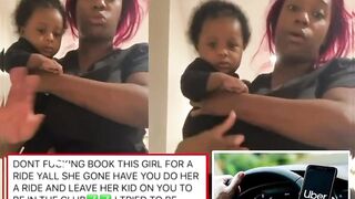 Evil Mother Puts Baby in Uber and Gives Fake Address So She Can Go out Clubbing.