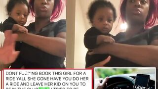 Evil Mother Puts Baby in Uber and Gives Fake Address So She Can Go out Clubbing.