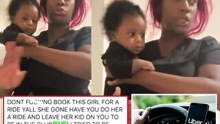 Evil Mother Puts Baby in Uber and Gives Fake Address So She Can Go out Clubbing.