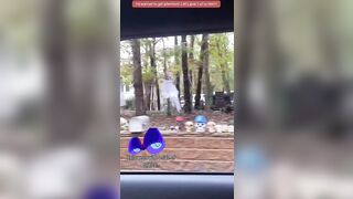 This Dudes Halloween Set up Sent this Woke Karen into a Meltdown. Lol