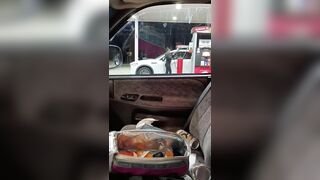 Pretty Girl Makes the Car Wash an Exciting Visit