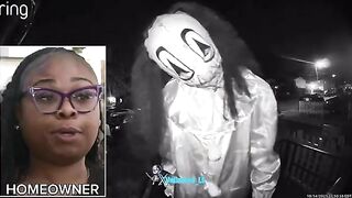 Group in Halloween Masks Try to Break into a Home and Threatens Homeowners