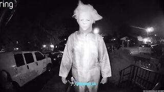 Group in Halloween Masks Try to Break into a Home and Threatens Homeowners