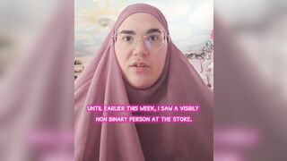 He converted to Islam and identifies as a queer trans Muslim woman ...