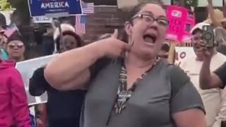 Elementary School Teacher Mocks Charlie Kirk Assassination During NK Protest... Mass Movement to get her Fired.