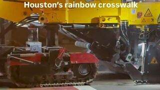Awesome: Houston’s rainbow road destroyed in the dead of night