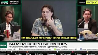 Palmer Luckey is Getting into Nicotine.... Explains the Health Benefits.
