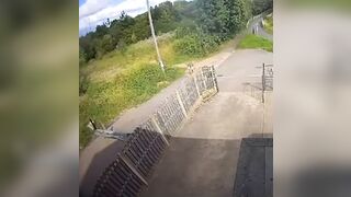 Cyclists and Scooters vs. Gate
