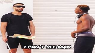 You can literally see the usual suspect plot and steal from a blind man.