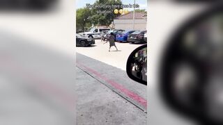 Driver aims her car at another woman after confrontation at a 7-Eleven store