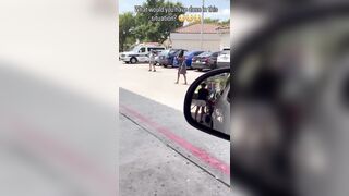 Driver aims her car at another woman after confrontation at a 7-Eleven store