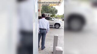 Driver aims her car at another woman after confrontation at a 7-Eleven store