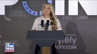 POWERFUL: Erika Kirk on stage at Ole Miss for Turning Point USA event