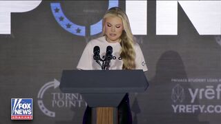 POWERFUL: Erika Kirk on stage at Ole Miss for Turning Point USA event