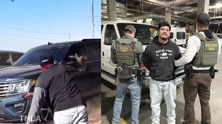 Federal agents ARRESTED a member of a group that plans AMBUSHES on ICE vehicles