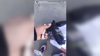 Black P Stones member caught a ⁠West Boulevard Crips member and whopped him