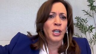 Drunk ass Kamala loses her shit over Trumps ballroom