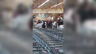 Women accused of stealing meat fighting with checkout workers in Boston