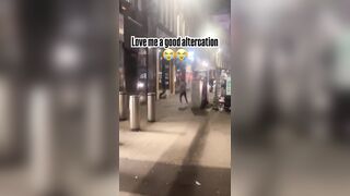 A soda can to the face is insane