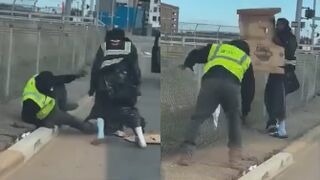 Imagine Getting Beat Up With A Pizza Box By A Man Dressed In Garbage Bag