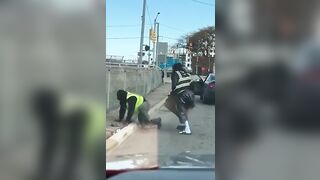 Imagine Getting Beat Up With A Pizza Box By A Man Dressed In Garbage Bag