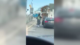 Imagine Getting Beat Up With A Pizza Box By A Man Dressed In Garbage Bag