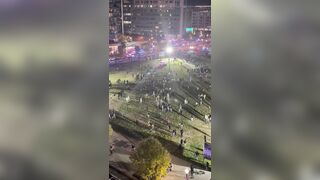 A massive group of “youths” are fighting with the National Guard in Washington, DC DC police are MIA