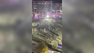 A massive group of “youths” are fighting with the National Guard in Washington, DC DC police are MIA