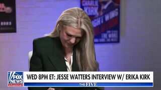 Erika Kirk gives first "Prime Time" Interview with Jesse Waters