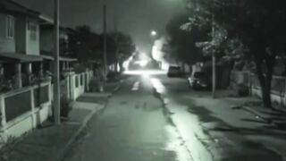 Spheres drop into a neighborhood and shoot down the street so fast…. This ring cam just captured an unbelievable video….