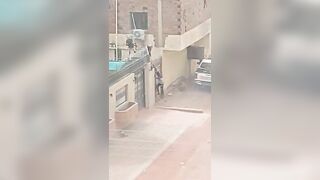 A video shows the terrorist RSF militia looting a civilian’s house