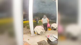 This is why people can’t have nice things. The homeowner said “2 pieces of candy each.”