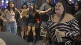 Fight brawl break out on 6th Street Austin TX