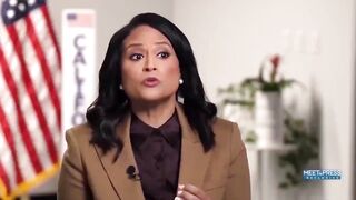 Kristen asks Newsom about the elephant in the room