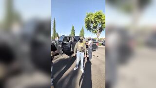 Man confronts several federal agents outside Home Depot