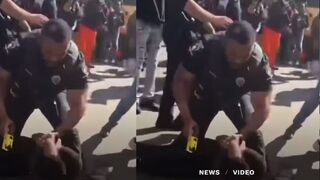 COP BODY SLAMS TEEN GIRL AT WEST CHARLOTTE HIGH SCHOOL DURING ALTERCATION