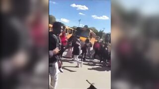 COP BODY SLAMS TEEN GIRL AT WEST CHARLOTTE HIGH SCHOOL DURING ALTERCATION