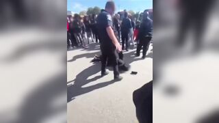 COP BODY SLAMS TEEN GIRL AT WEST CHARLOTTE HIGH SCHOOL DURING ALTERCATION