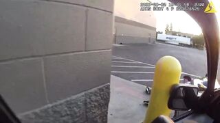 Fresno police release video showing officer hitting suspect with patrol car