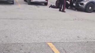 Cop runs over a man’s legs while trying to arrest him