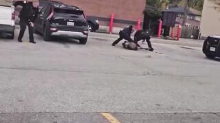 Cop runs over a man’s legs while trying to arrest him