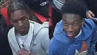 Officer hit by chair while making arrests at Domino's Pizza in New Jersey