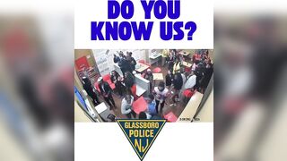 Officer hit by chair while making arrests at Domino's Pizza in New Jersey