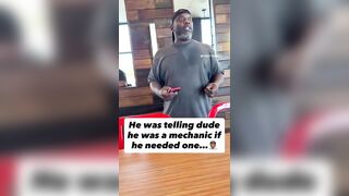 "Bitch ass nigga! I'M FRIENDTLY!" The usual suspect goes bananas.