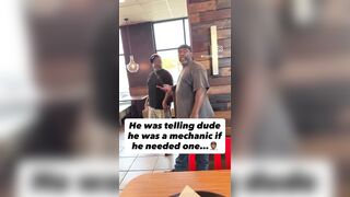 "Bitch ass nigga! I'M FRIENDTLY!" The usual suspect goes bananas.