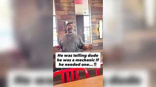 "Bitch ass nigga! I'M FRIENDTLY!" The usual suspect goes bananas.